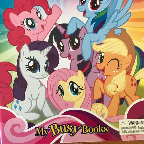 NWOT My Little Pony Busy Book w/ Figures - Picture 2 of 12